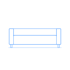 Furniture Loveseats Ikea Klippan Sketch Style Svg Vector, Free Vectors File